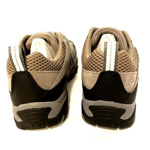 Ozark Trail Women's Taupe Black Suede Mesh Lace Up Hiker Sneakers Shoes 6.5 NEW - Picture 6 of 9